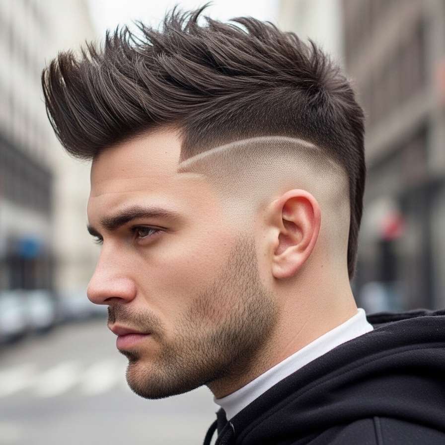 Burst Fade Mohawk