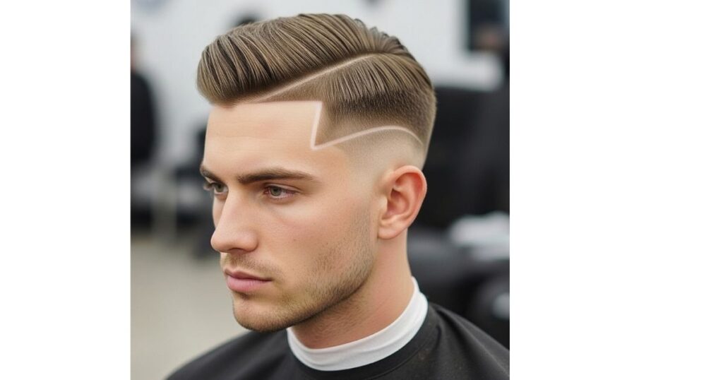 Hard Side Part with Low Taper Fade