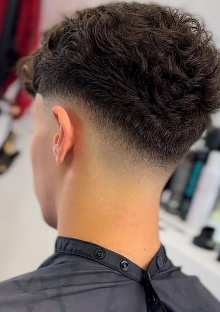 Low Taper Fade Blonde Hair