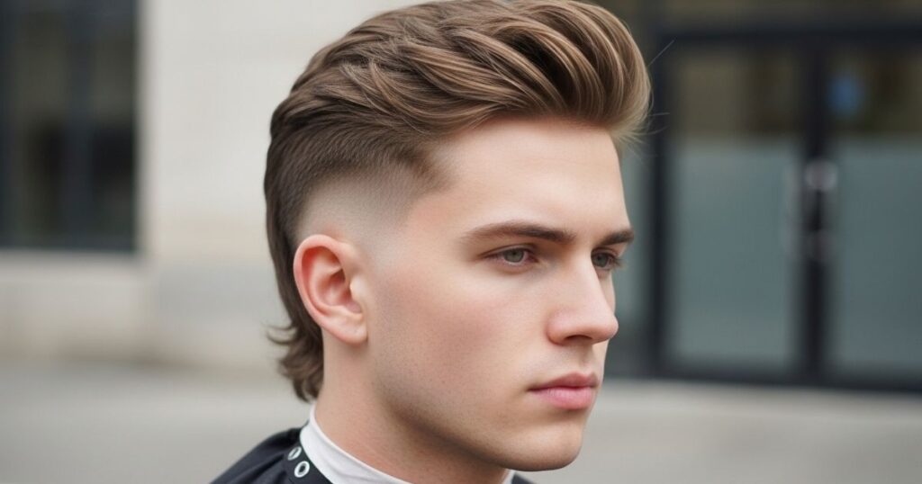 Modern Low Fade Mullet