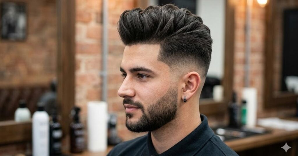 Shadow Fade with Textured Quiff