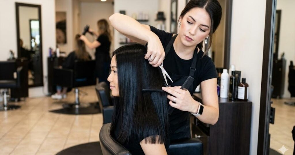 Straight Hair Gets the Sharpest Lines