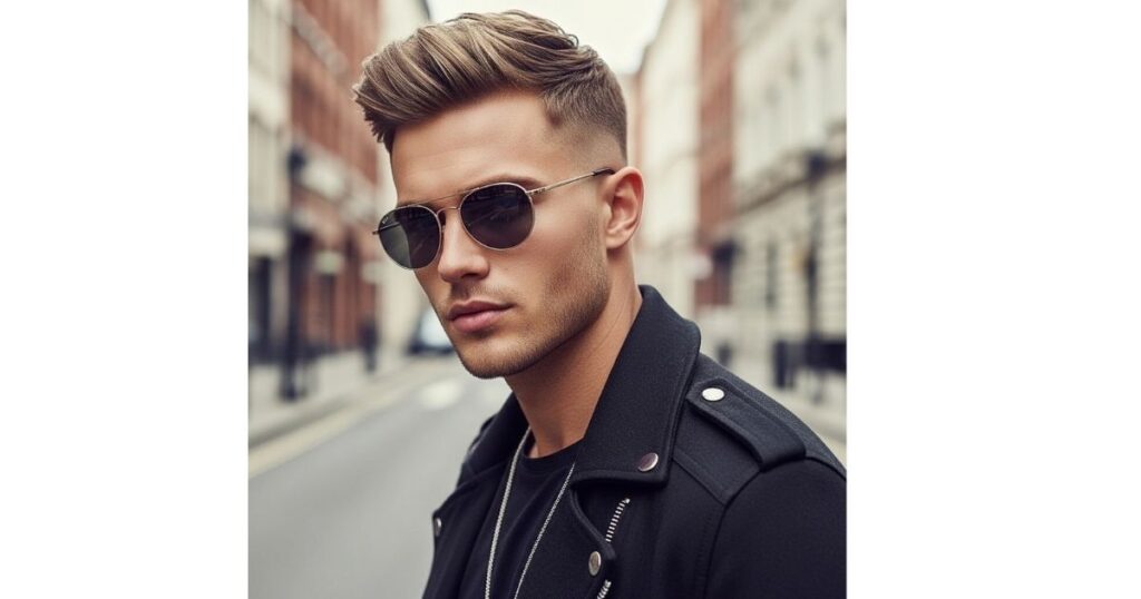 Trendy Short Hair with Low Skin Fade