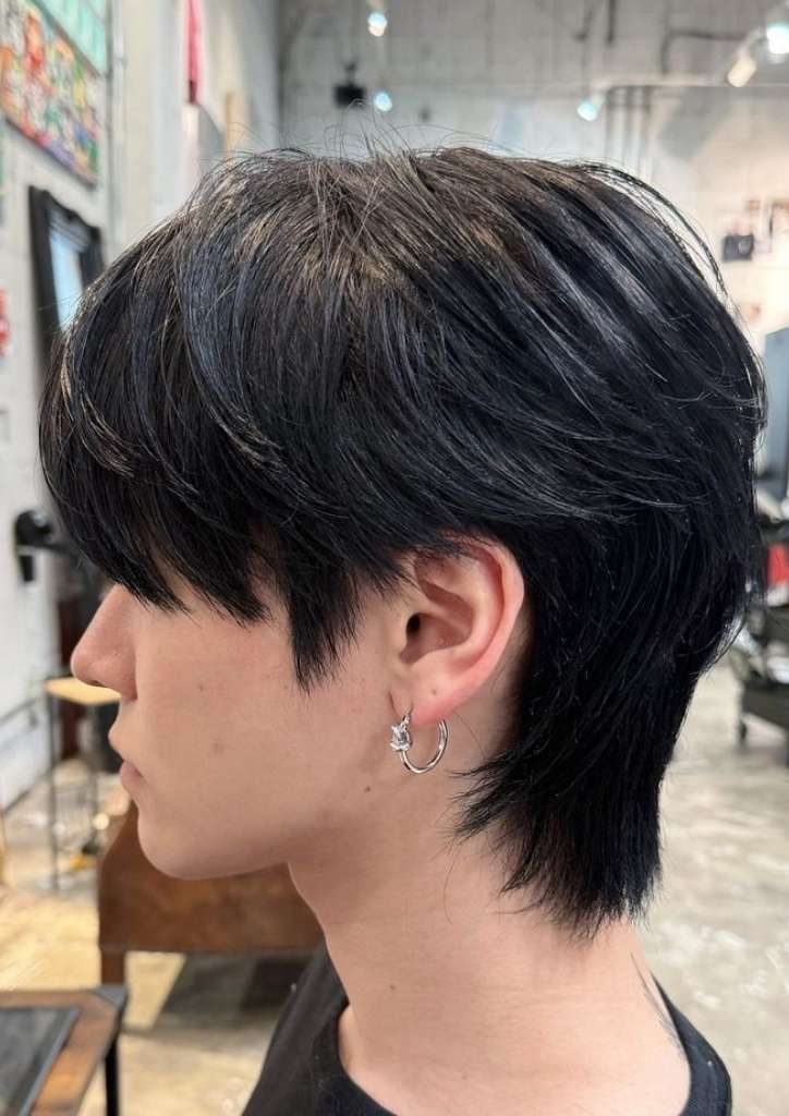 Two Block Comma Hair