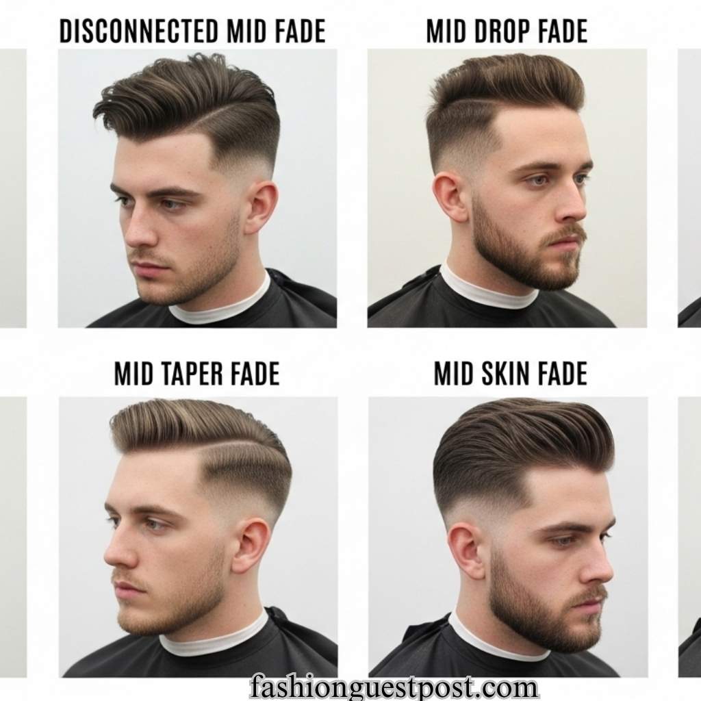 Types of Mid Fade Haircuts